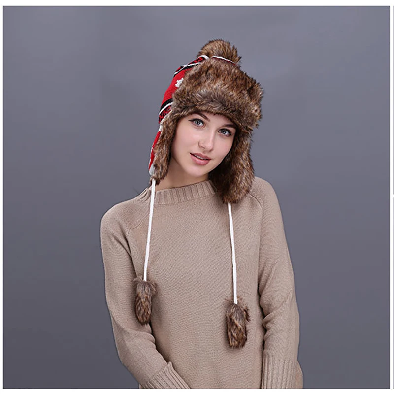 Новинка Осень-зима 2019 наушники с Кленовым листом плюшевая шапка Lei Feng уличная