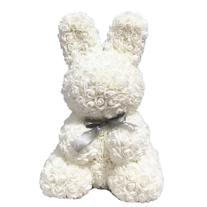 Valentine's Day Creative Gift 45cm White Rabbit Wedding Party Decoration Cartoon Girlfriend Dolls Present for kids | Дом и сад