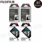 Fujifilm Instax 20 черная рамка + 20 монохромная пленка, фотобумага для Fuji Instant Mini 11 8 9 70 7s 50s 90 25 SP-1 2 камера