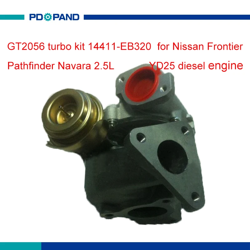 Двигатель турбо зарядное устройство GT2056V supercharger turbolader 14411 DK1495 734868 5001S для Nissan YD25 DDTi