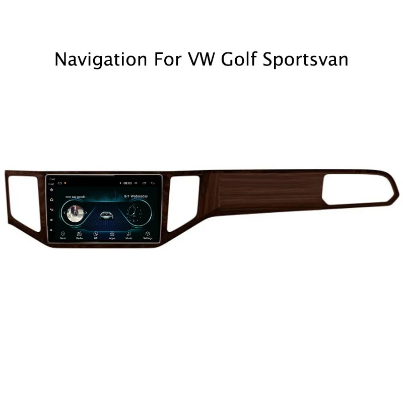 Ectwodvd Android 8 1 автомобильный DVD плеер gps навигации для VW спортивный фургон Golf 2016 2017 2018