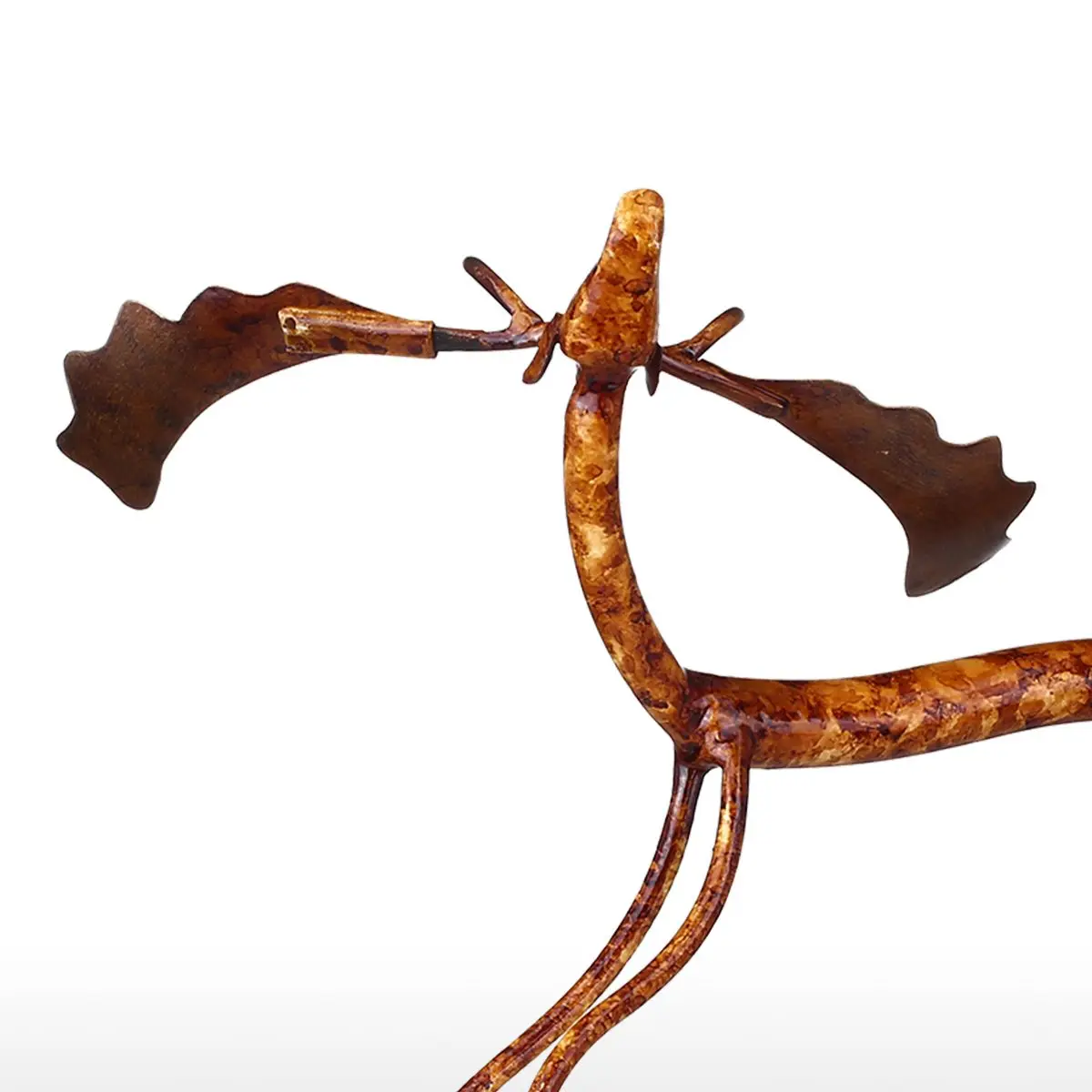 Tooarts лук голова лося железная скульптура украшение дома ремесла Металл животное