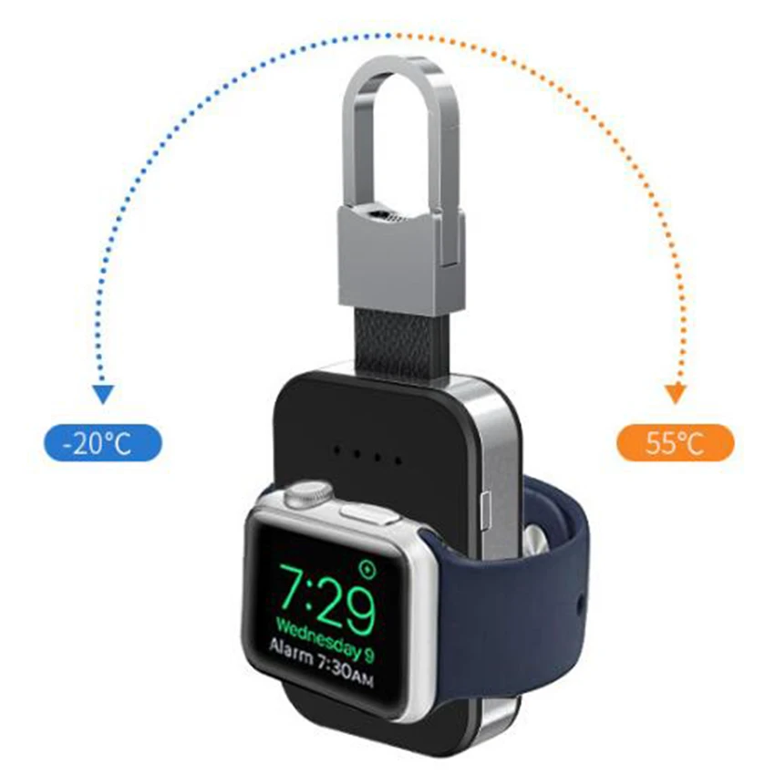Внешний аккумулятор QI Беспроводное зарядное устройство для Apple Watch серии 1 2 3 4 950