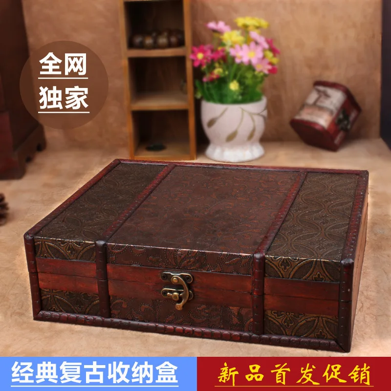Популярный эксклюзивный креативный ящик для хранения вещей Taobao деревянные