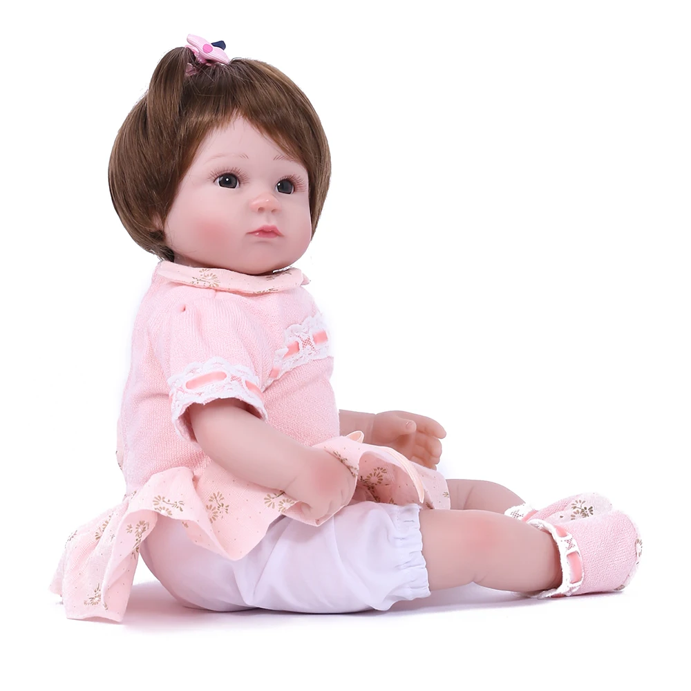 KAYDORA 17 дюймов 42 см винил силиконовый Reborn Baby Doll живой реалистичный малыш настоящая