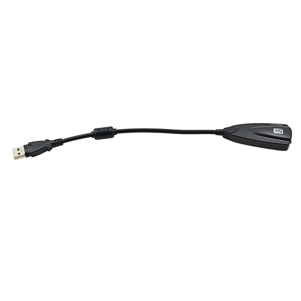Профессиональная Антимагнитная внешняя звуковая карта USB 5HV2 разъем 7 1 3D 3 5 аудио