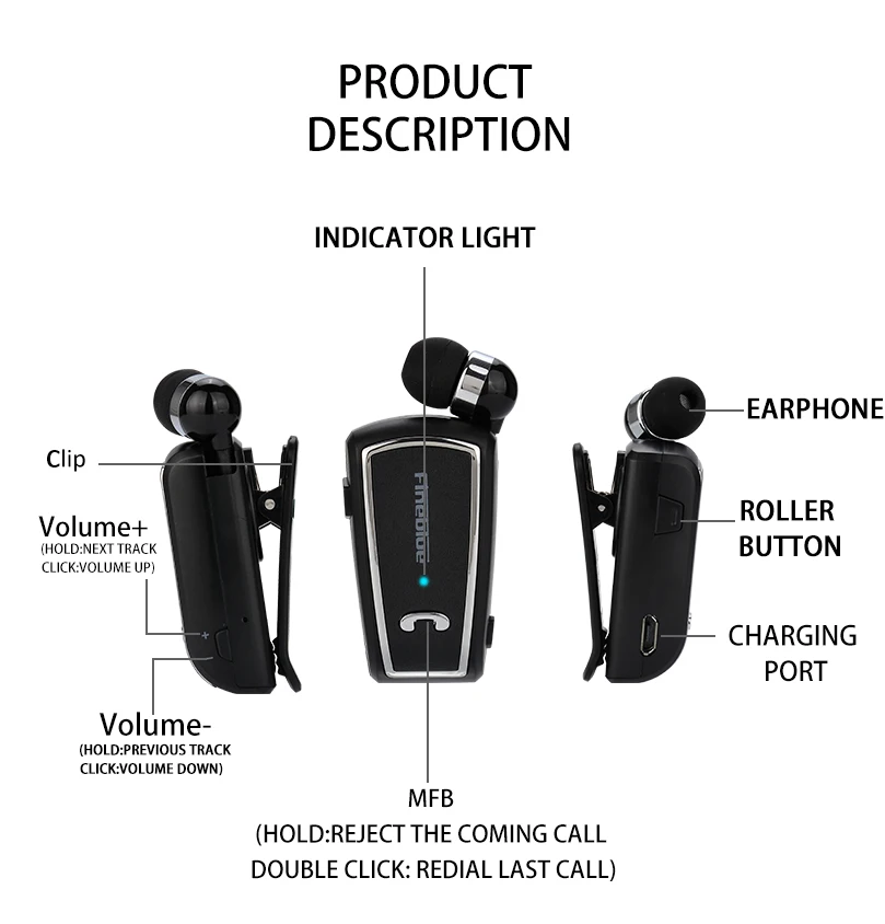 FineBlue F V3 беспроводные Bluetooth наушники мини для Auriculares Driver музыкальные гарнитура