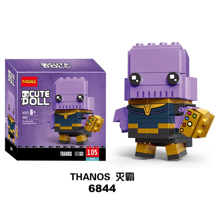 Многоцветный Милая кукла Dragon Ball Z Super Saiyan Goku, фигурка, игрушка Dragon ball Z BrickHeadz, строительные блоки, игрушки для детей - Цвет: Многоцветный