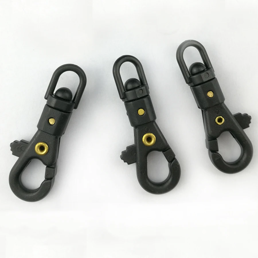 

5 PCS EDC Camping Outdoor Tactical Umbrella rope buckle Lightweight steel Rotary Mini Hook Backpack hanging Quickdraw Tool FW045