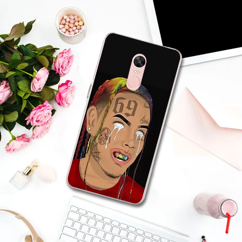 Чехол для рэпера Tekashi 69 6ix9ine Xiaomi Mi Redmi Note 3 3S 4 4X 4A 5 5S 5A 6 6X 6A 8 A1 Pro Plus Max 2 сумки|Бамперы| |