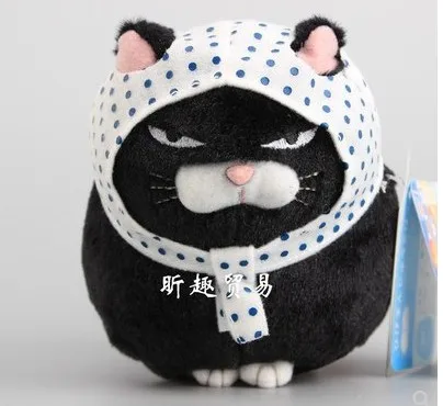 Бесплатная доставка 4 вида стилей кошка Hige Manjyu Maekake 18 см плюшевая игрушка Kawaii
