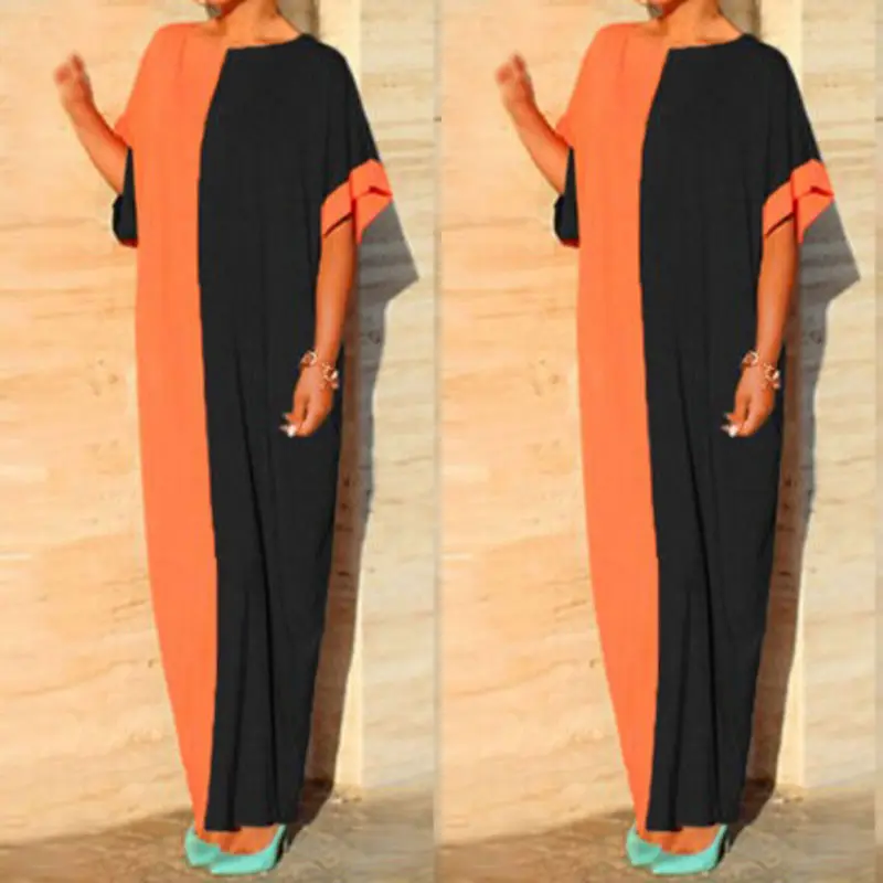 2017 женское Новое Стильное модное летнее длинное вечернее платье макси Пляжное