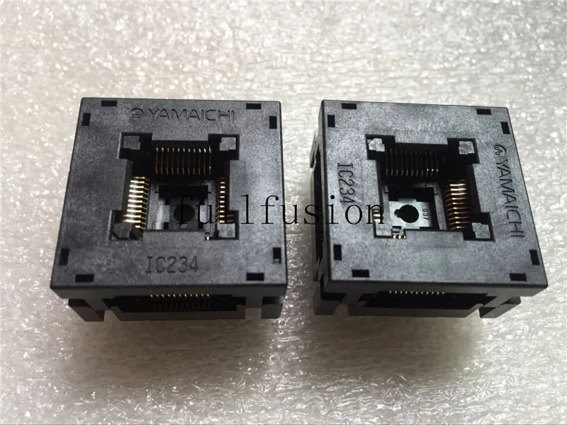 IC234 0444 037 QFP44P 0 8 мм Шаг Yamaichi IC Тесты гнездо TQFP44P величина тела ИС 10x10 гореть в
