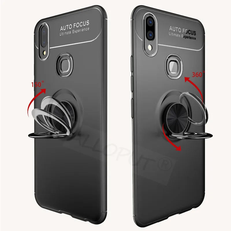 2019 ALLOPUT роскошный чехол с кольцом на Redmi 7 7A Note Pro Case ударопрочный Магнитная