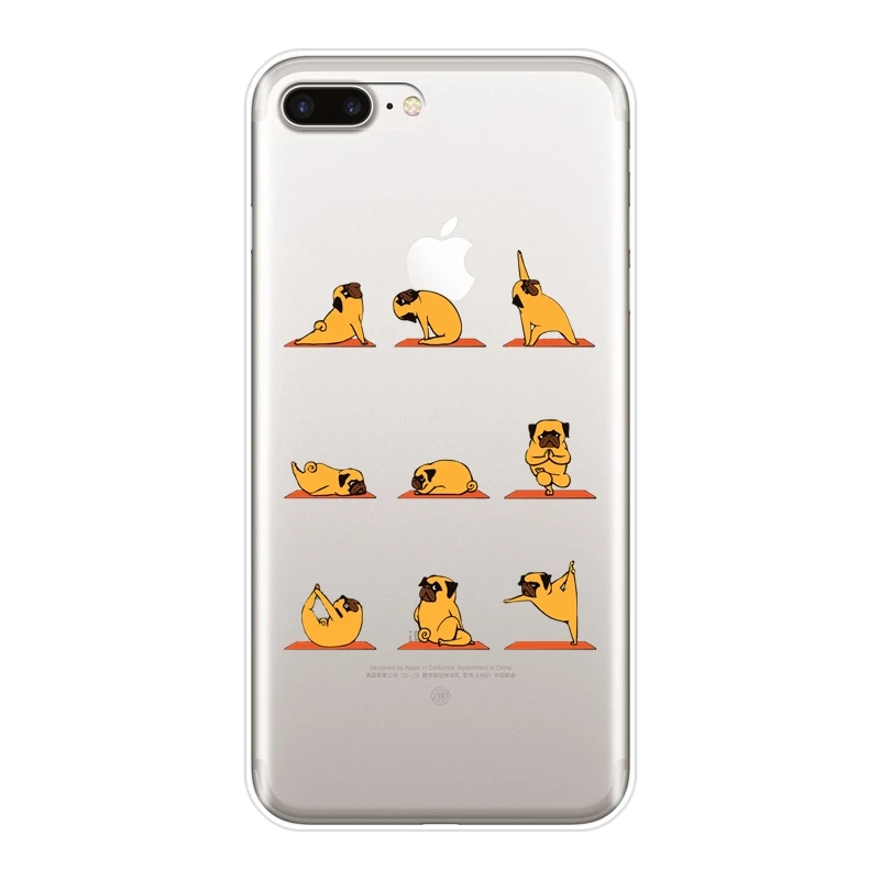 Чехол для телефона Apple iPhone X XR XS MAX 8 7 6 S мягкий силиконовый чехол-накладка Plus с