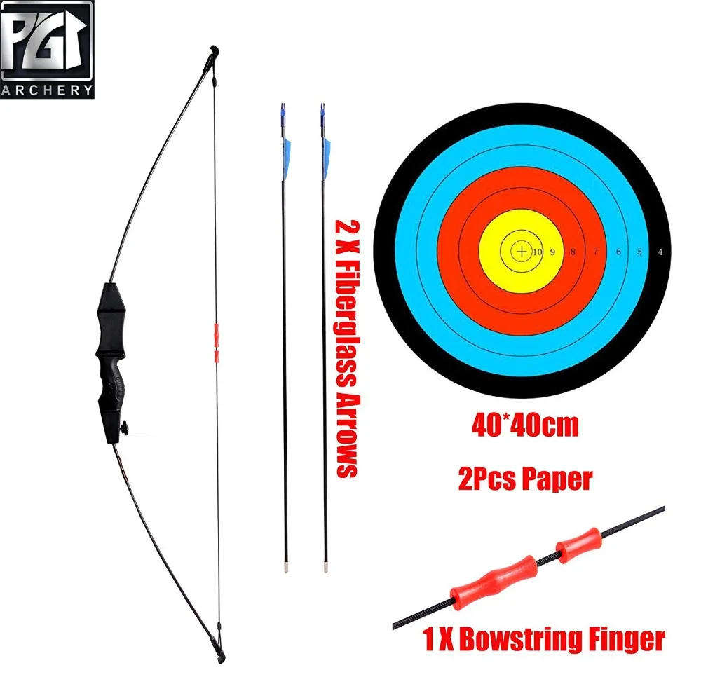 PG1ARCHERY дети лук и Стрела набор базовый вынос стрельба из лука практика игры на