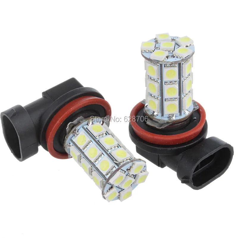 2 шт. H8 H11 27 5050 SMD СВЕТОДИОДНЫЙ Автомобильный светильник источник автомобильная