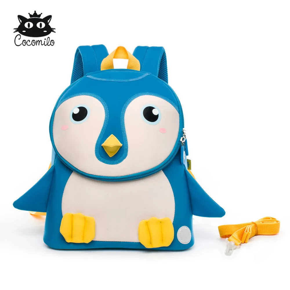 Cocomilo бренд 3D Медведь Дети мультфильм животных рюкзаки школьный детский сад Анти-потеря Водонепроницаемый Школьные сумки для маленьких девочек мальчиков - Цвет: KZ102