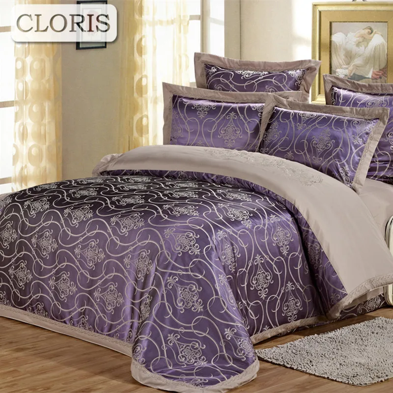 CLORIS роскошный семейный хлопковый комплект постельного белья с принтом набор