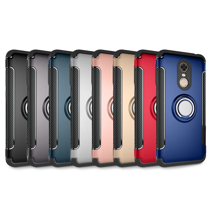 SIXEVE роскошное кольцо на палец чехол для Red mi 5 Plus 4X 4A 3S 4 Pro Note 3 6 Броня