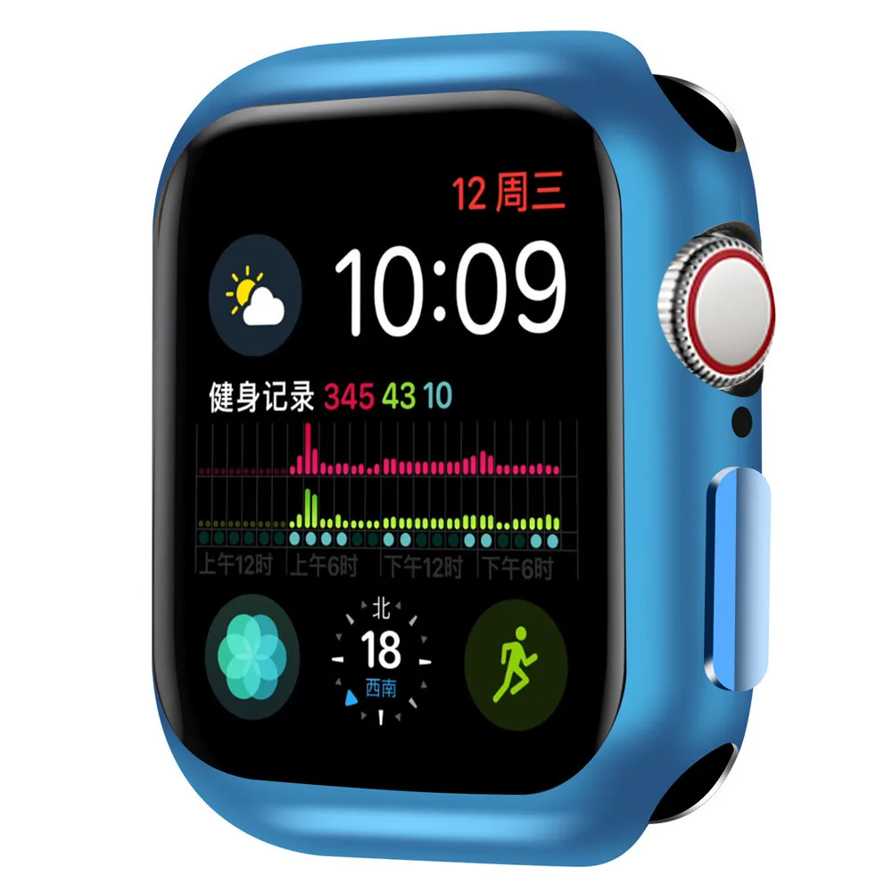 Мягкий чехол бампер для Apple Watch SE Series 6 5 4 40 мм 44 мм|Ремешки часов| |