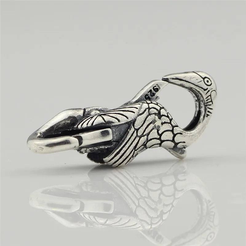 925 пробы серебристый кран замок лобстер крючки для ювелирных изделий подходит