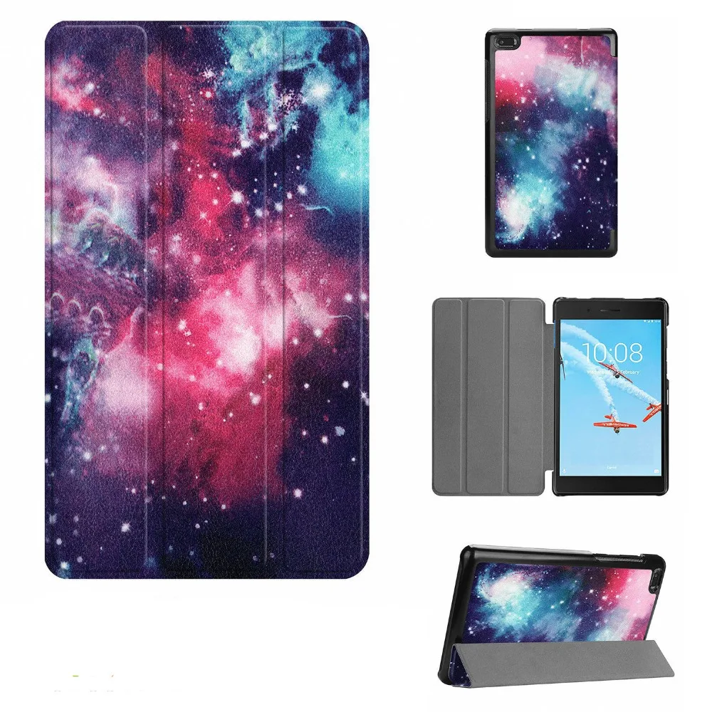 Магнитный чехол из искусственной кожи защитный для lenovo tab e7 tb 7104f планшета e7|Чехлы