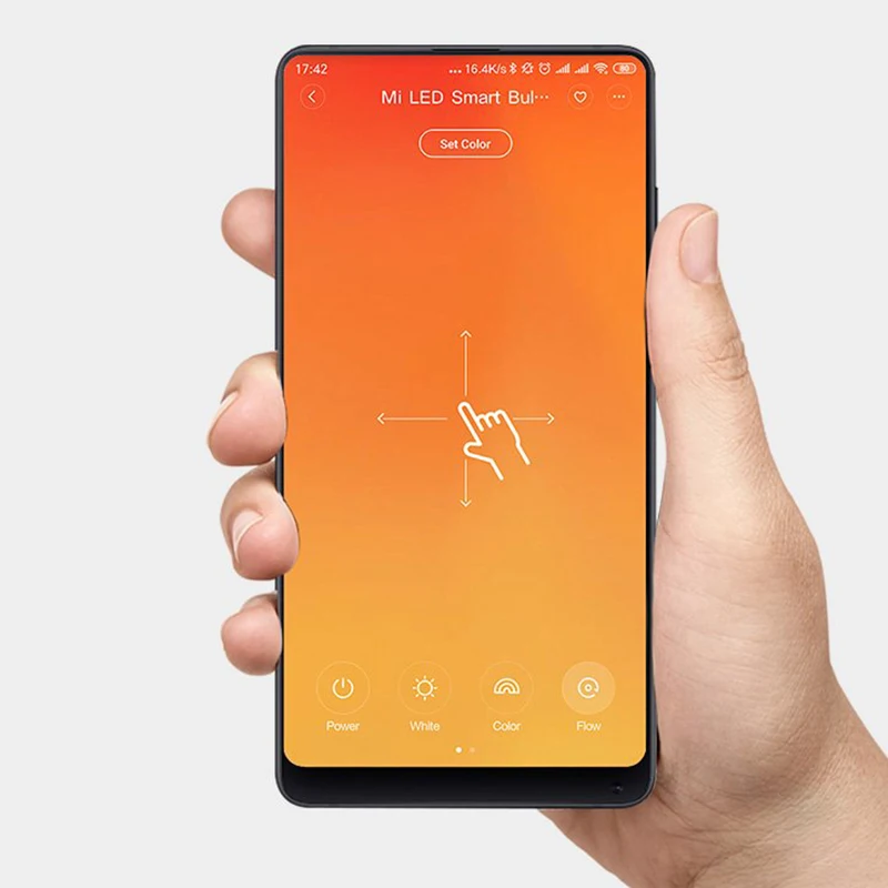 Умная Светодиодная лампа Xiaomi Mi глобальная версия 10 Вт 800 люмен умный телефон Mijia