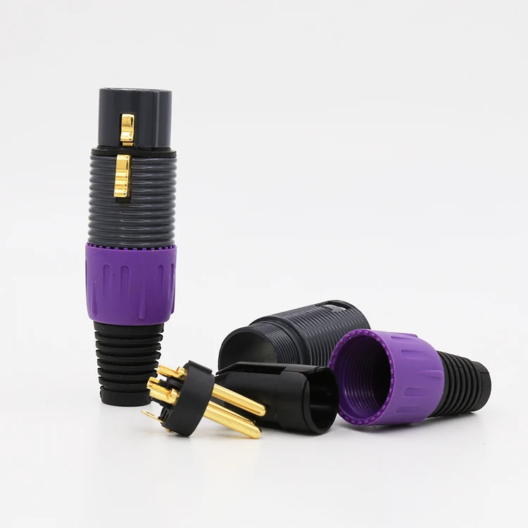 4 шт. разъём для аудиокабеля Hifi VX002G|xlr audio|connectors for cablesconnectors xlr |