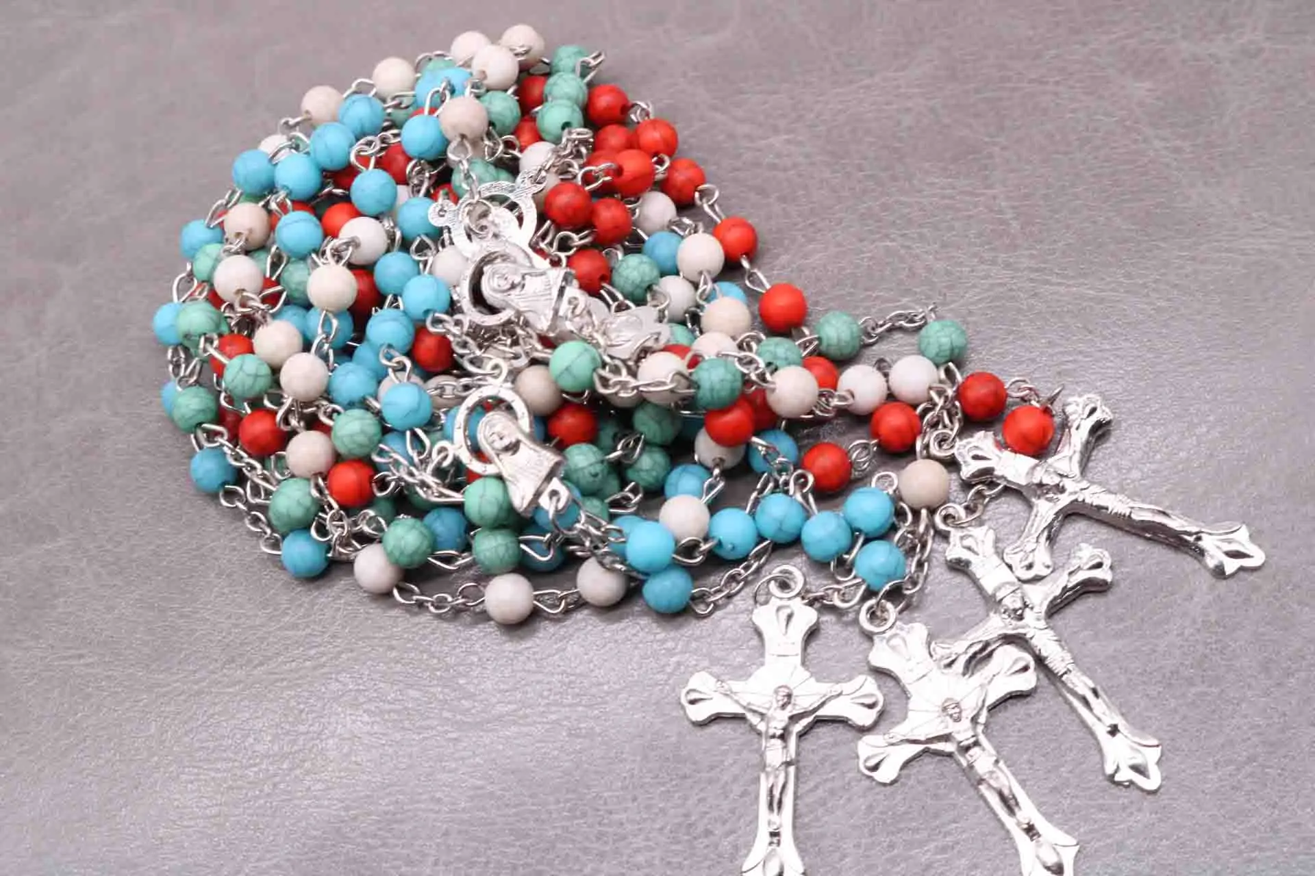 TZK 6 мм турецкие Ювелирные изделия голубые ожерелья для мужчин/женщин мода