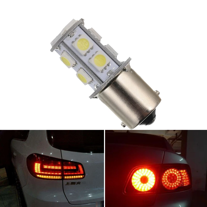 2 шт. автомобисветодиодный светодиодные лампы P21W Ba15s 1156 Bay15d 1157 12 В|Сигнальная