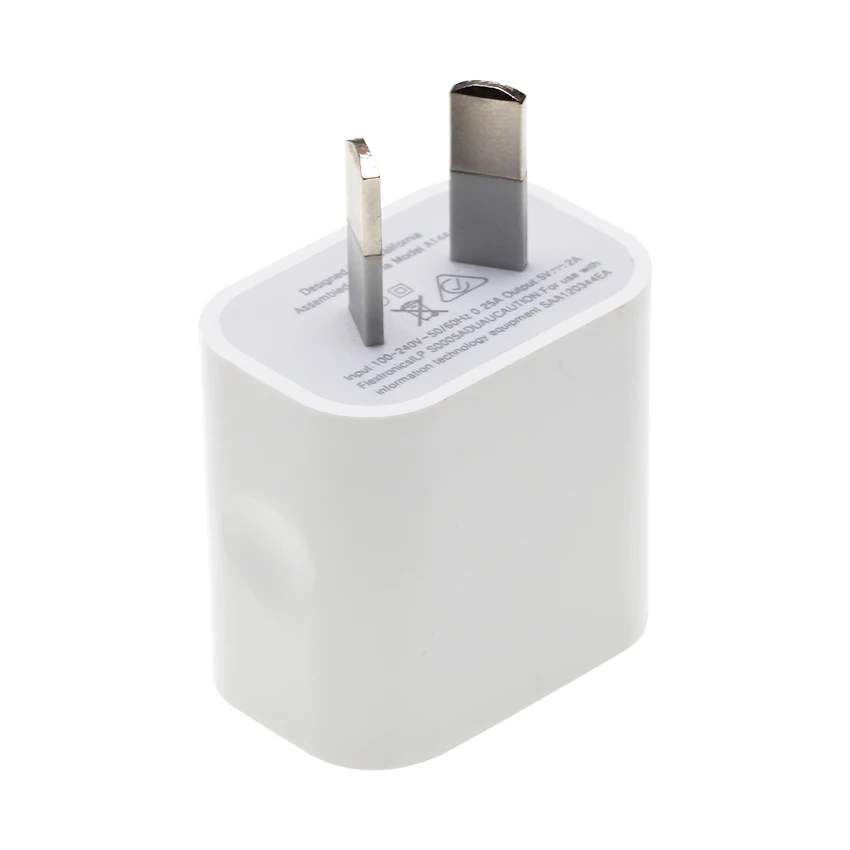 Сетевое зарядное устройство с двумя USB-портами 5 В 2 А 50 шт./лот | Электроника