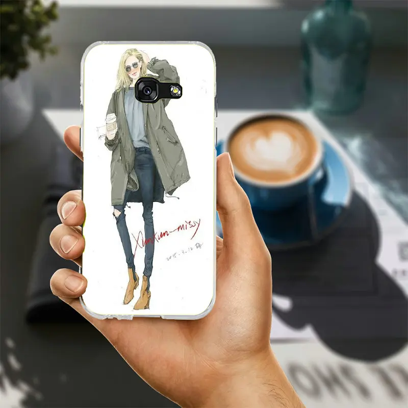 Восточная женщина в хиджаб уход за кожей лица мусульман для Samsung Galaxy A3 A5 A7 J1 J2 J3 J5 J7