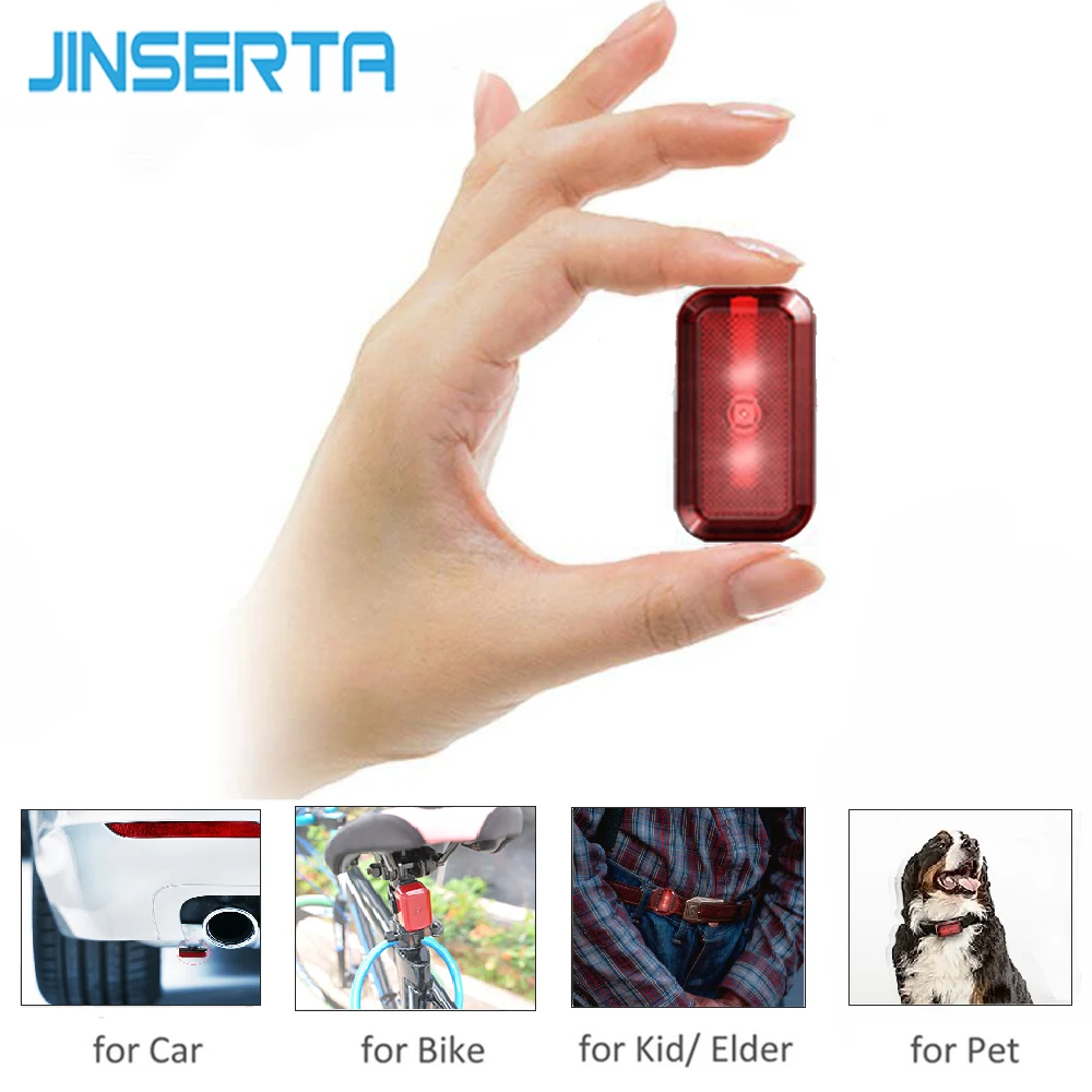 Мини GPS трекер JINSERTA GSM LBS определение местоположения в реальном времени