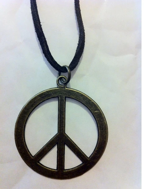 10 шт Старинные Бронзовые мира знаки Ожерелья Подвески ожерелье-чокер с