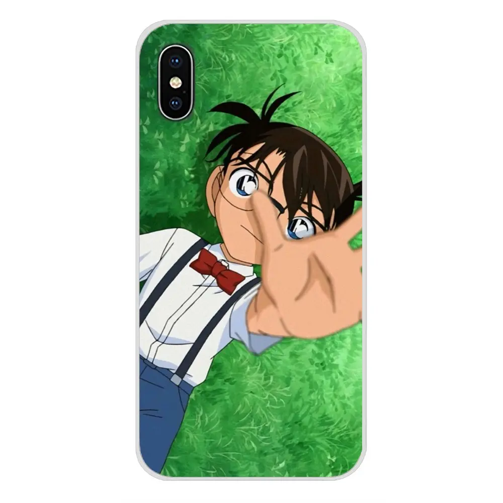 Detective Conan для Xiaomi Mi4 Mi5 Mi5S Mi6 Mi A1 A2 5X6X8 9 Lite SE Pro Max Mix 2 3 2S Аксессуары чехлы телефонов |