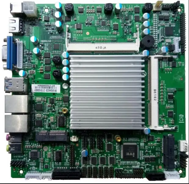 Новая оригинальная материнская плата Mini ITX без вентилятора для Intel J1800 CPU IPC SBC
