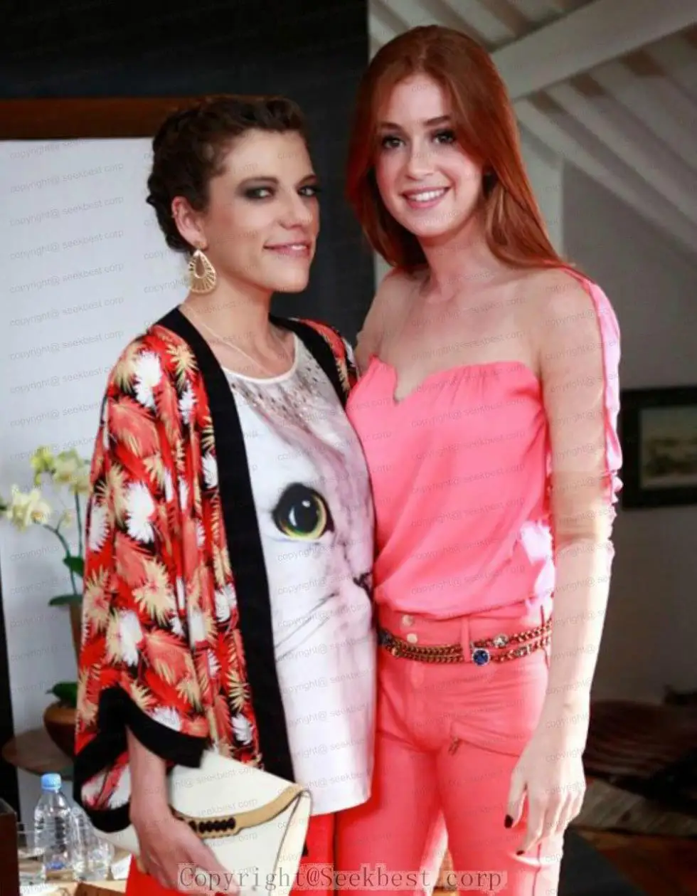 Тропические блузки новинка 2015 модная женская летняя рубашка тюль пэчворк сатин с