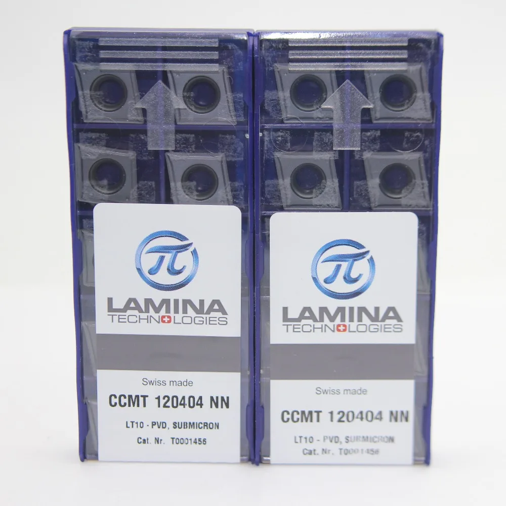10 шт. LAMINA CCMT 09T304 NN 060204 CNC твердосплавные вставлять внутренние токарные