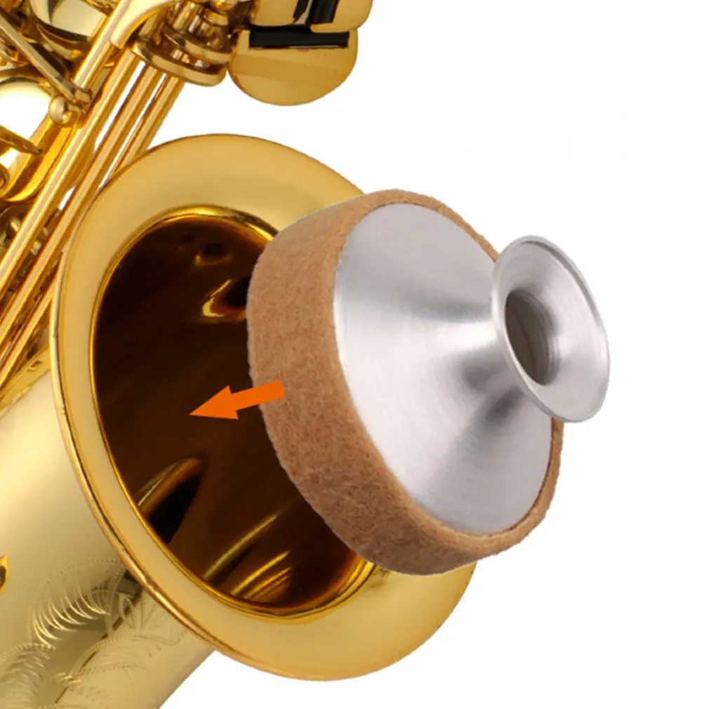 Алюминиевый сплав саксофон бесшумный Sax звук металлический демпфер глушитель