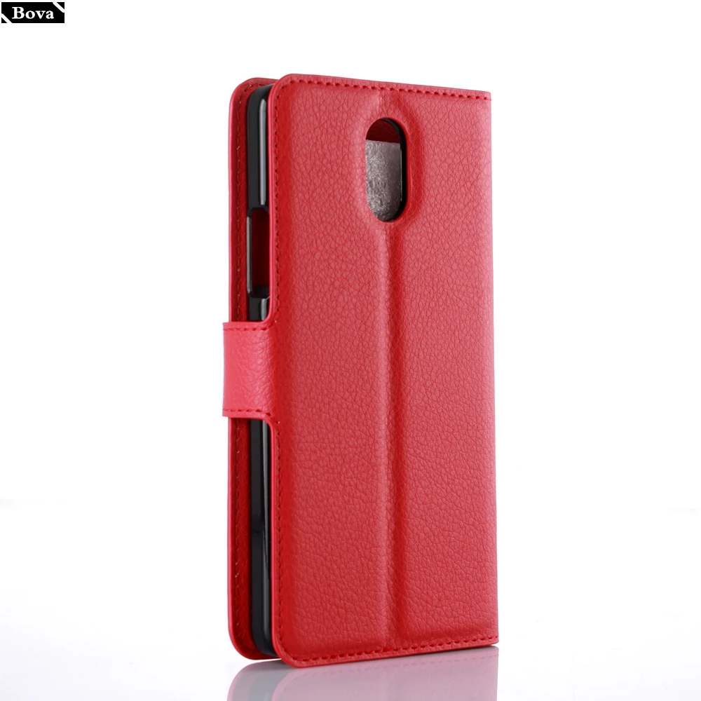 Чехол для lenovo P1m Vibe P1m из искусственной кожи чехол держатель для карт чехол для телефона для lenovo Vibe P1m защитный чехол кобура fundas - Цвет: Red JFC