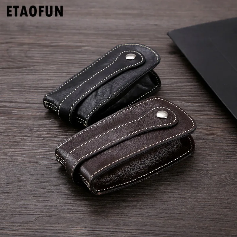 Etaofun 2019 Новое поступление из натуральной кожи автомобильный брелок для ключей