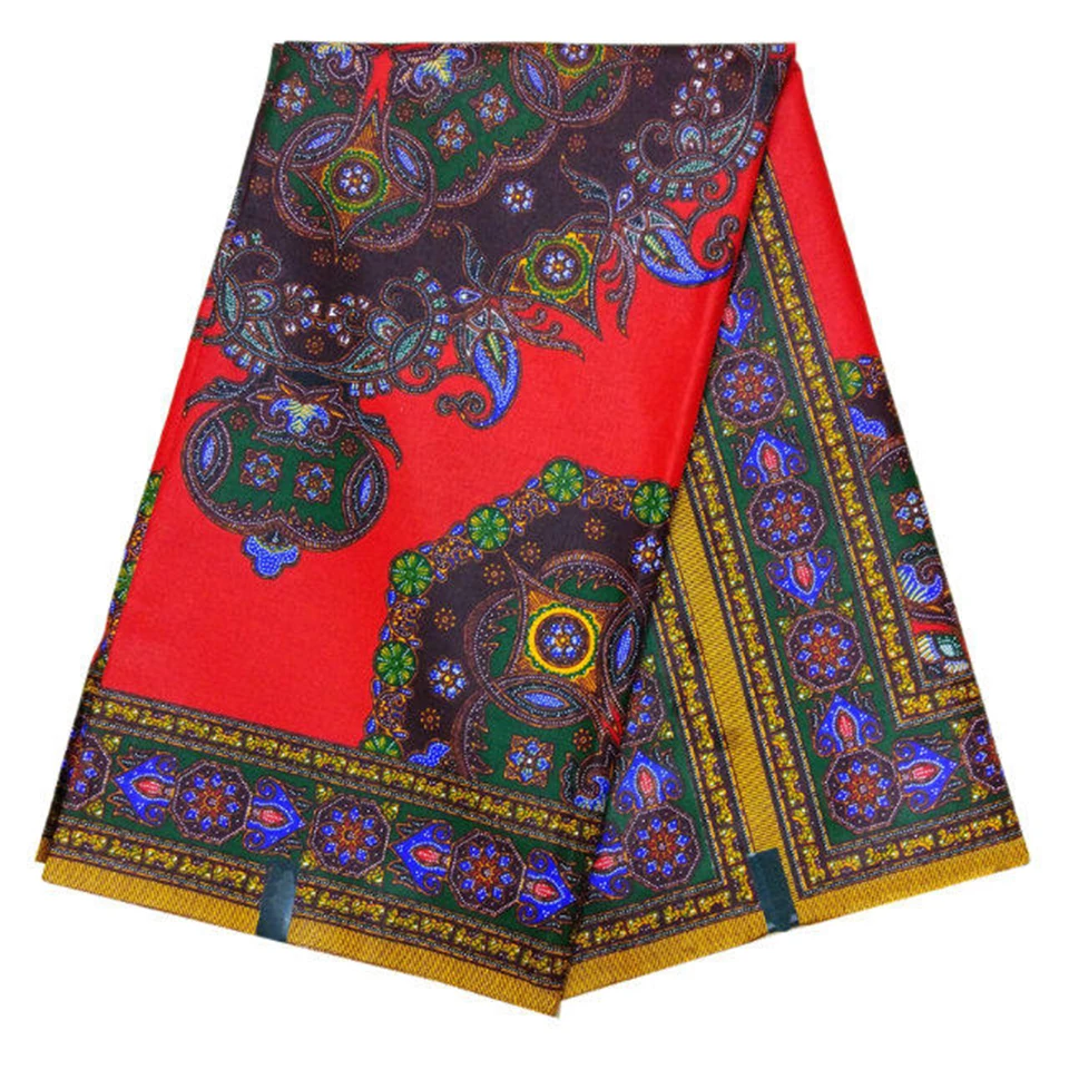 Африканский Традиционный dashiki ткань этнические Ангелина принты Дашики Макензи