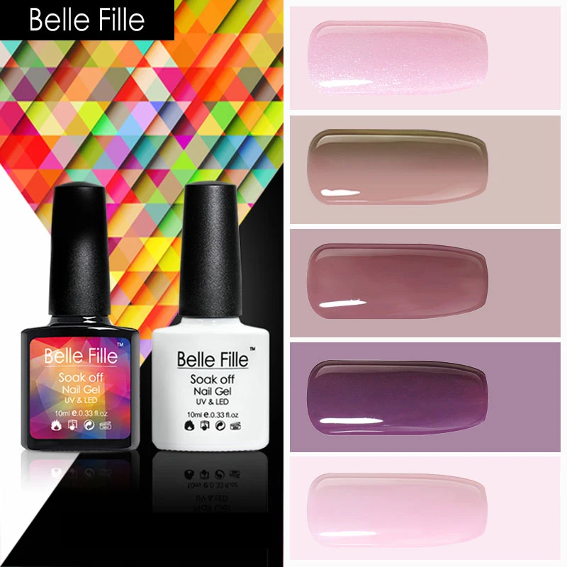 Belle Fille 10 мл Гель лак для ногтей комплект Vernis Гибридный стойкий гель УФ смывка лака