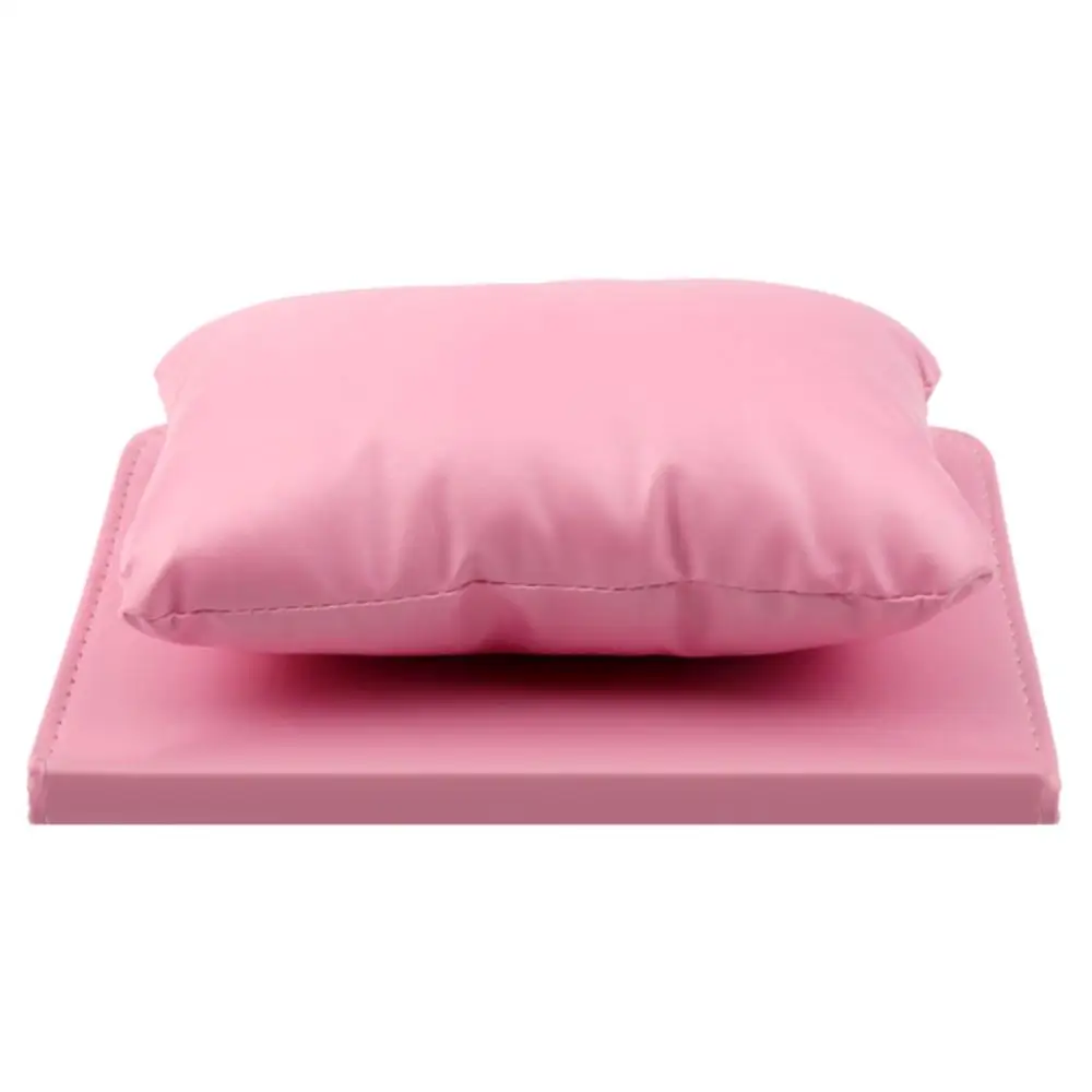 Pink Kemei Съемная молния рука подлокотник подушка дизайн ногтей мягкая губка подушка Маникюрный Инструмент - Цвет: Pink