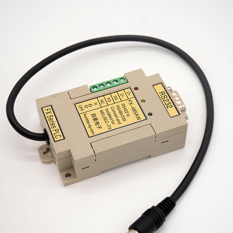 FOURSTAR Mitsubishi FX0N/FX1N/FX2N/FX3U серии ПЛК порт программирования RS422 к RS485 и RS232 Оптическая изоляция молнии всплеск