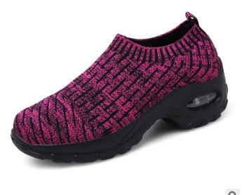 purple 937 JIANBUDAN/дышащие легкие женские кроссовки; Новинка года; пляжная обувь с трикотажной сеткой; Повседневная Удобная обувь для фитнеса; Размеры 35-42 - Цвет: purple 937