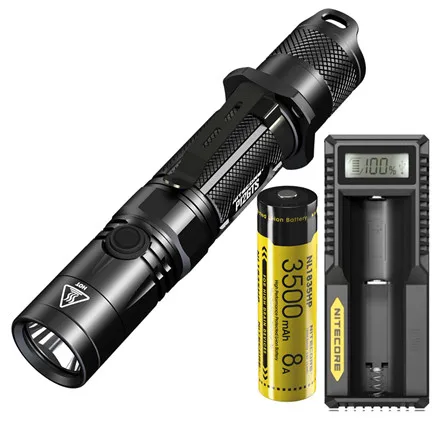 P12GTS NL1835HP UM10 NITECORE P12GTS светодиодный фонарик Cree XHP35 HD 1800 лм дальность луча 226 м 18650 аккумулятор для использования на улице и дома - Испускаемый цвет: P12GTS NL1835HP UM10