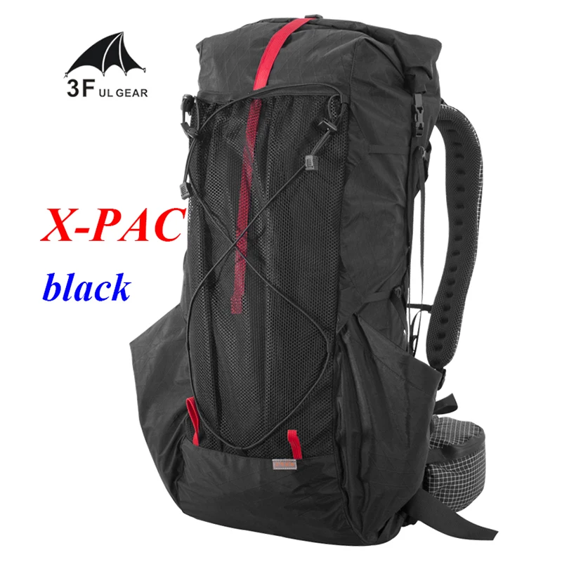 3F ul gear 35L-45L легкие прочные туристические походные сверхлегкие безрамные пакеты XPAC& DLM