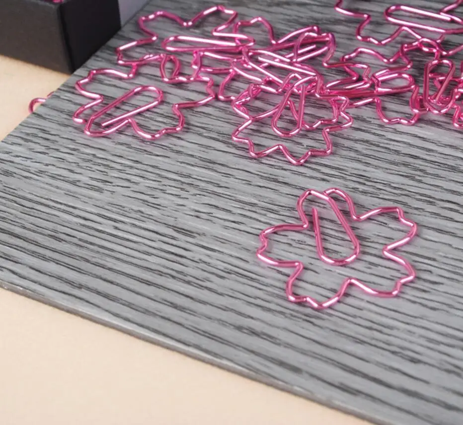 5Boxes Cherry blossoms Bookmark Paper Clip Office tationery For Wedding Baby Shower Party Birthday Favor Gift Souvenirs | Дом и сад